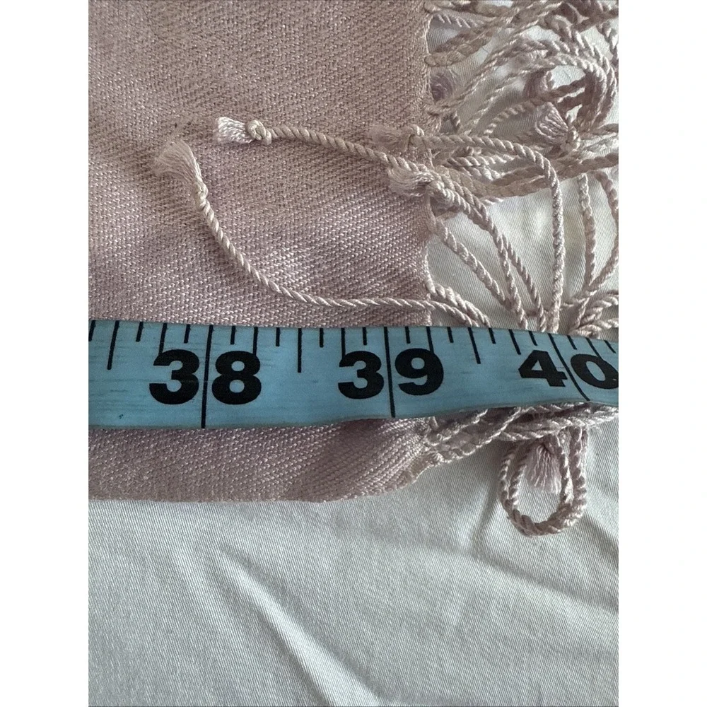 Scarf Shawl Lavender Pashmina Silk‎ Soft Woven Fringe Romantic Minimalist Wrap